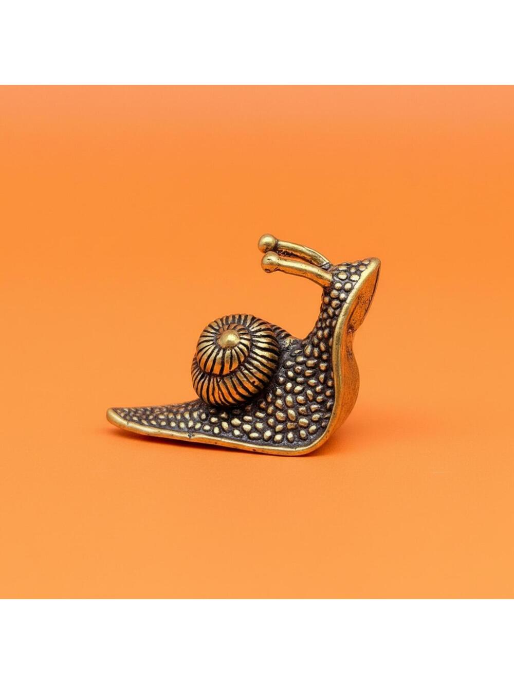 Brass Snail Figurine Miniature